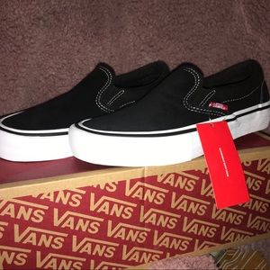 Vans Slip on pro Black/White/Gum